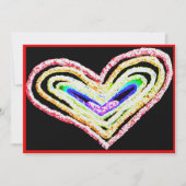 Rainbow-Hochzeitskarte Feiertagskarte (Vorderseite)