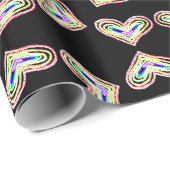 Rainbow-Hochzeitszittel Geschenkpapier (Rolleneckpunkt)