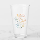 Rainbow HOGWARTS™ Houses Constellations Glas (Vorderseite)