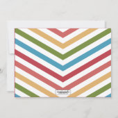 RAINBOW Holiday Foto Cards Feiertagskarte (Rückseite)