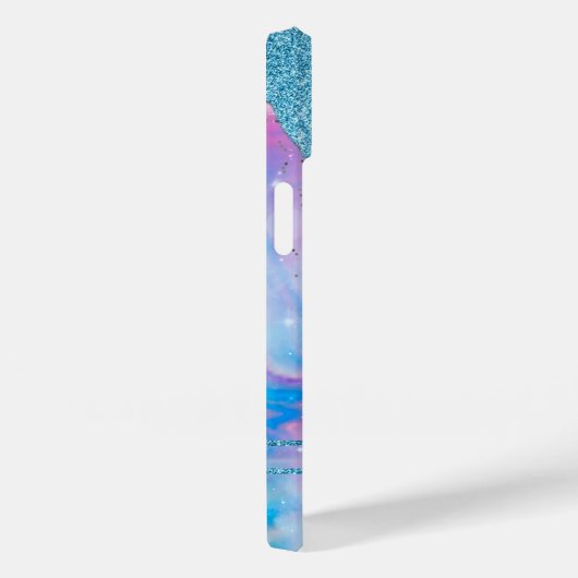 Rainbow-holografische Glitzer-Tropfen Unicorn Case (Rückseite / Rechts)