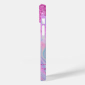 Rainbow-holografische Glitzer-Tropfen Unicorn Case (Rückseite / Links)