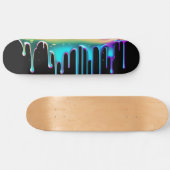 Rainbow-holografisches Tropfen Skateboard (Horizontal)