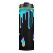 Rainbow-holografisches Tropfen Thermosbecher (Vorderseite)