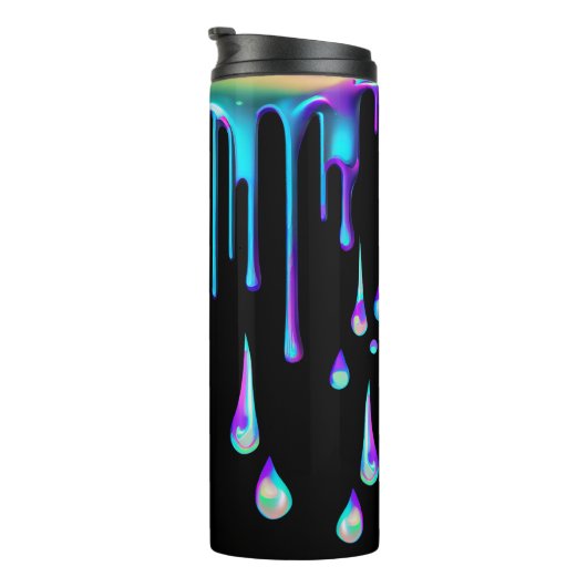 Rainbow-holografisches Tropfen Thermosbecher (Nach rechts gedreht)