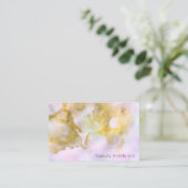 *~* Rainbow Holograghic Hair Beauty Unicorn AP1 Visitenkarte (Stehend Vorderseite)