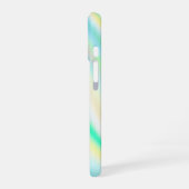 Rainbow Hologram Girly Luxury Stylish Chic Trendy iPhone 16 Hülle (Linke Seite)