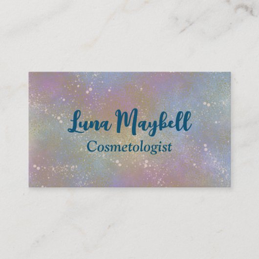 Rainbow Holographic Business Card Visitenkarte (Vorderseite)