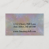 Rainbow Holographic Business Card Visitenkarte (Rückseite)