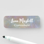 Rainbow Holographic Business Namensschild (Beispiel)