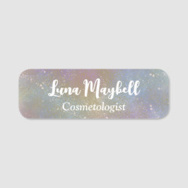 Rainbow Holographic Business Namensschild