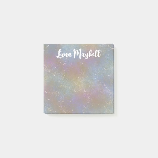 Rainbow Holographic Business Post-it Klebezettel (Vorderseite)