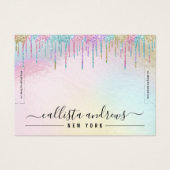 Rainbow Holographic Glitzer Tropfens Bracelet Disp (Vorderseite)