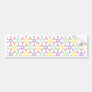 Rainbow Honeycomb Autoaufkleber