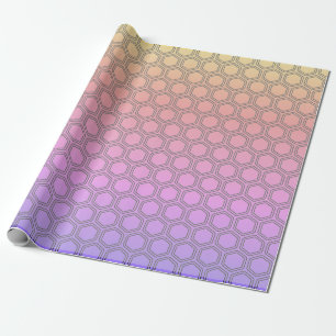 Rainbow Honeycomb Geschenkpapier