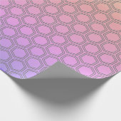 Rainbow Honeycomb Geschenkpapier (Ecke)