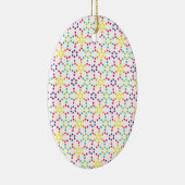 Rainbow Honeycomb Keramik Ornament (Rechts)
