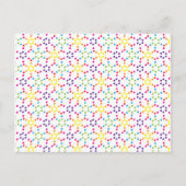 Rainbow Honeycomb Postkarte (Vorderseite)