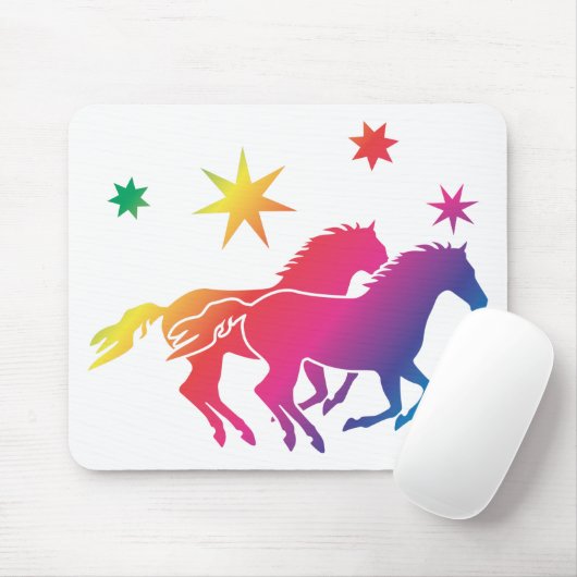 Rainbow Horple Mousepad (Mit Mouse)