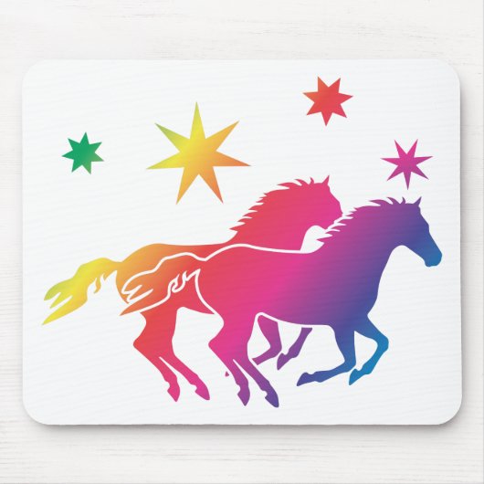 Rainbow Horple Mousepad (Vorne)