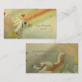 Rainbow Horse alte Vintage Visitenkarte (Vorne/Hinten)