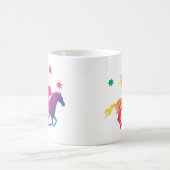 Rainbow Horse Couple Kaffeetasse (Mittel)