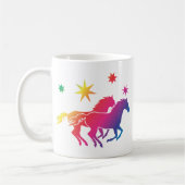 Rainbow Horse Couple Kaffeetasse (Links)
