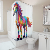 Rainbow Horse Duschvorhang (Beispiel)