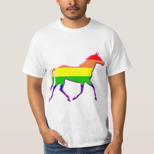 Rainbow Horse T-Shirt (Vorderseite)