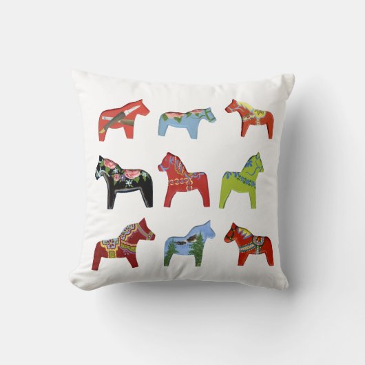 Rainbow Horses Kissen (Vorderseite)