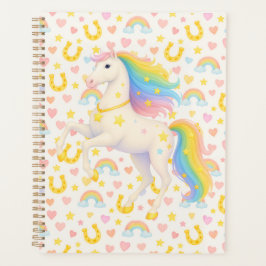 Rainbow Horses Planner for Kids — Cooper & Cody, C Planer