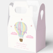 Rainbow Hot Air Ballon Cloud Star Baby Dusche Geschenkschachtel (Offen)