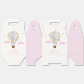 Rainbow Hot Air Ballon Cloud Star Baby Dusche Geschenkschachtel (Ungeklappt)