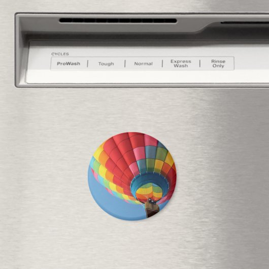 Rainbow Hot Air Ballon mit Basket Magnet (In Situ (Geschirrspüler))