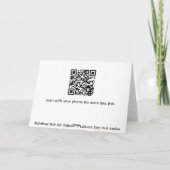 Rainbow Hot Air Ballooning Geburtstagkarte Karte (Rückseite)