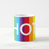 Rainbow "HOT" Mug Kaffeetasse (Mittel)