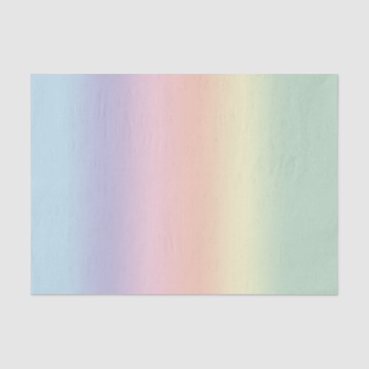 Rainbow Hübsch Pastell Blend Seidenpapier (Vorderseite)
