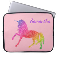 Rainbow Hübscher Glitzer Sparkle Unicorn Girl