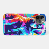 Rainbow Hued Dog Art Case-Mate iPhone Hülle (Rückseite (Horizontal))