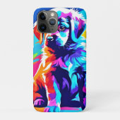 Rainbow Hued Dog Art Case-Mate iPhone Hülle (Rückseite)