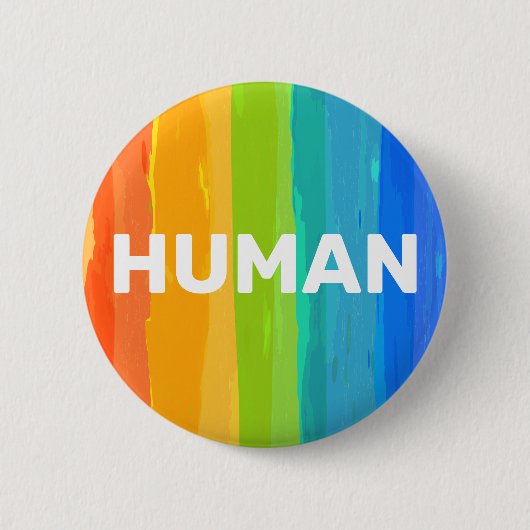 Rainbow Human Button (Vorderseite)