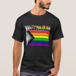 Rainbow Human LGBTQ Flag Support und Pride T-Shir T-Shirt
