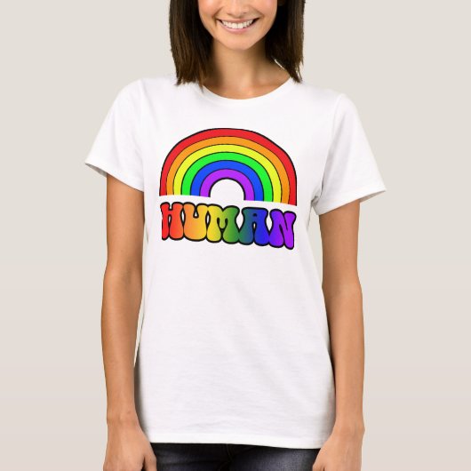 Rainbow Human Prith Monat T-Shirt (Vorderseite)