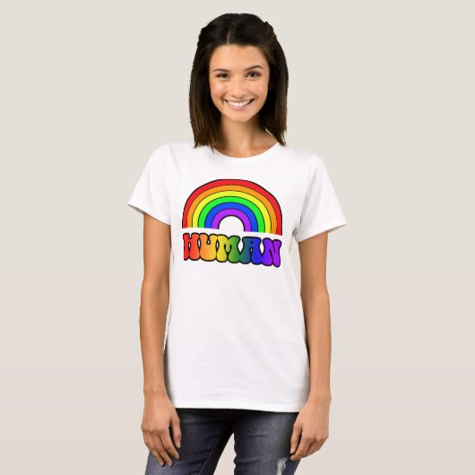 Rainbow Human Prith Monat T-Shirt (Vorne ganz)