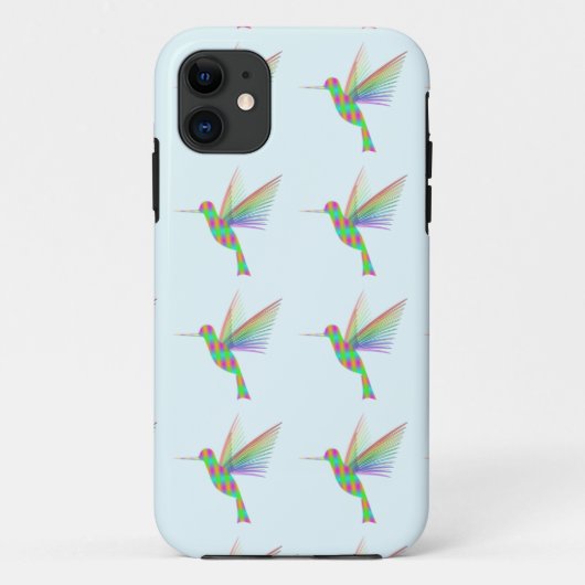 Rainbow Hummingbird Case-Mate iPhone Hülle (Rückseite)