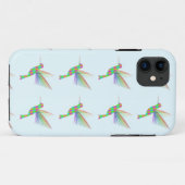 Rainbow Hummingbird Case-Mate iPhone Hülle (Rückseite (Horizontal))