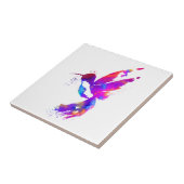 Rainbow Hummingbird Fliese (Seite)