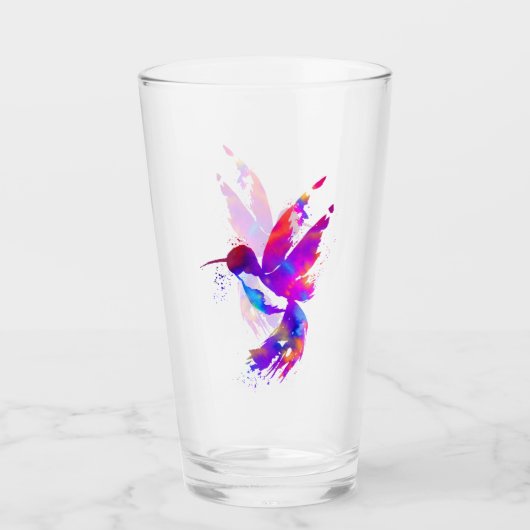Rainbow Hummingbird Glas (Vorderseite)