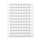 Rainbow Hummingbird mit dem Symbol Unendlichkeit (Bogen)