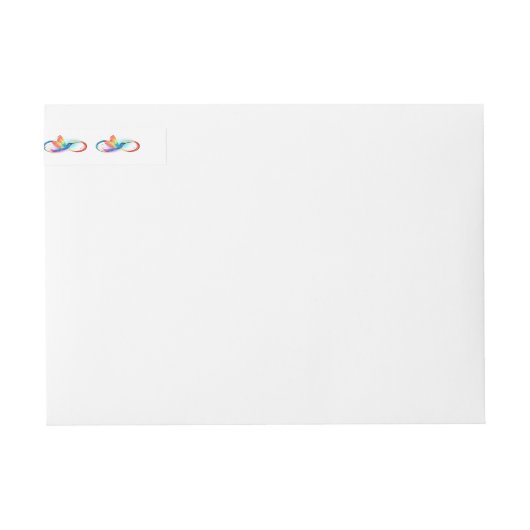 Rainbow Hummingbird mit dem Symbol Unendlichkeit (Vorderseite)